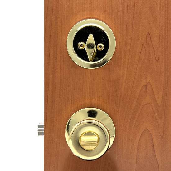Entry Lock & Deadbolt Combo 35241 | MFS Supply - Inside of Door